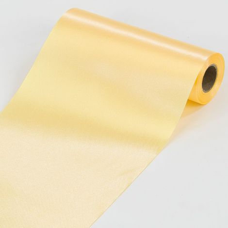Satyna w rolce 16cm x 10m żółty jasny - 2